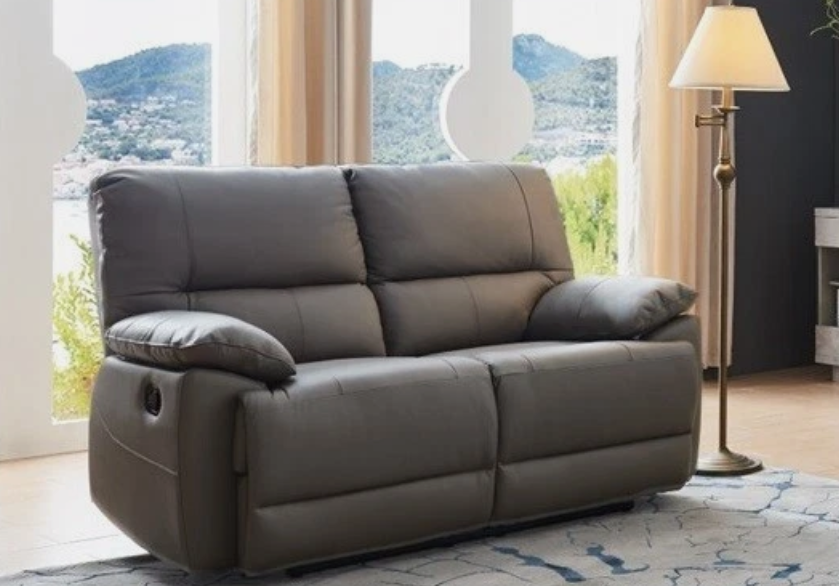 Oregon 3 & 2 Seater Electric Reclining Leather Sofa Set with USB Ports