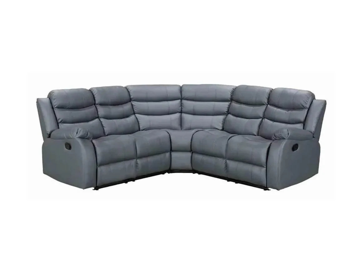 Roma Corner Faux Leather Manual Recliner