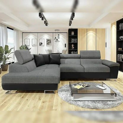 Anton Sofa bed Corner Sofa Bed With Storage Box