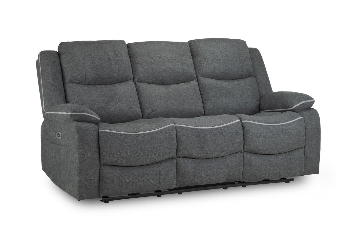Harald Electric Recliner Sofa Graphite Grey 3 Seater – Ultimate Comfort & Style