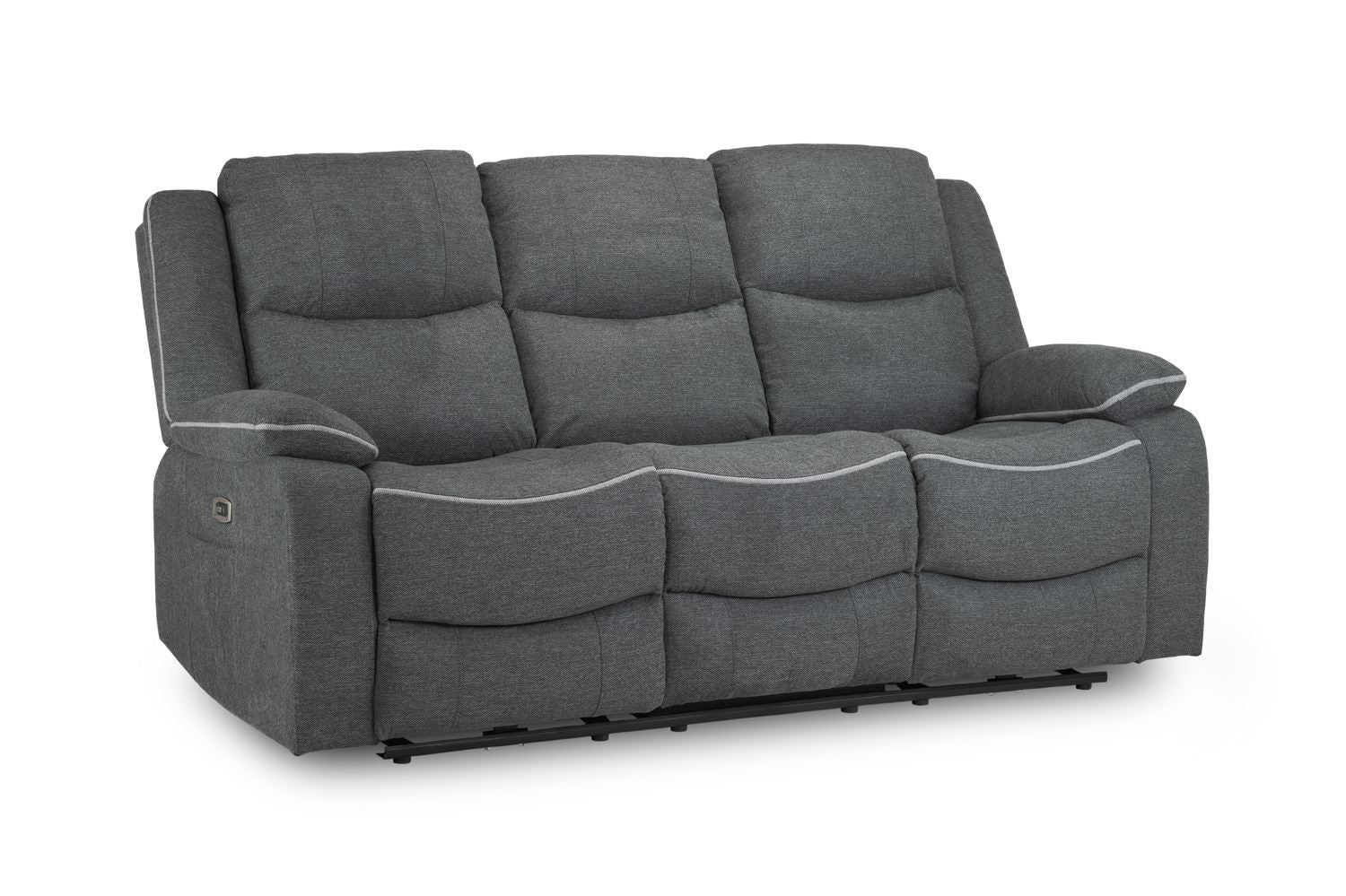 Harald Electric Recliner Sofa Graphite Grey 3 Seater – Ultimate Comfort & Style