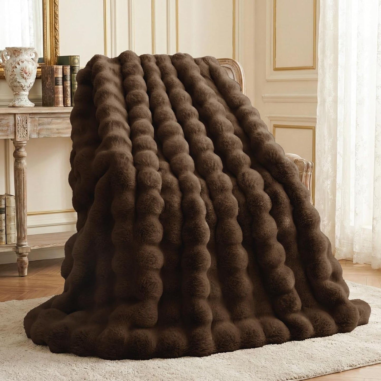 Luxury Faux Fur Throw Blanket