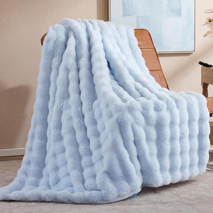Luxury Faux Fur Throw Blanket