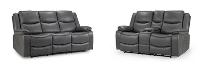 Harald Grey Electric Recliner Sofa Set: Luxurious 3+2 Seater for Ultimate Comfort