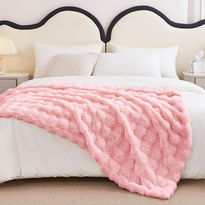 Luxury Faux Fur Throw Blanket