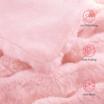 Luxury Faux Fur Throw Blanket