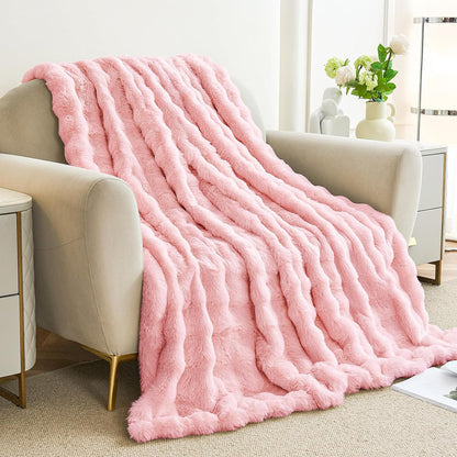 Luxury Faux Fur Throw Blanket