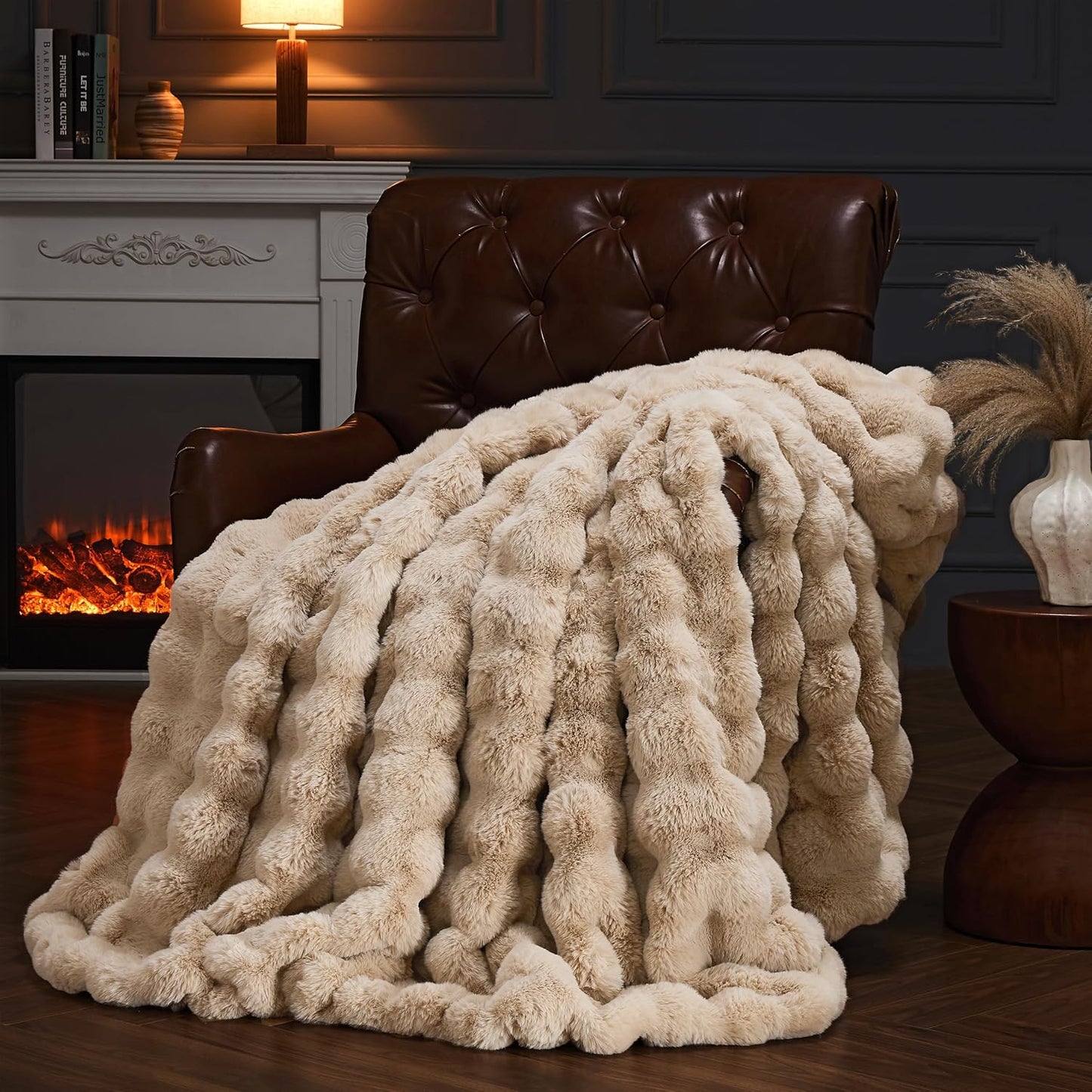 Luxury Faux Fur Throw Blanket