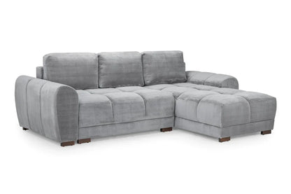 Azzuro  Universal Corner Sofa bed: Plush Velvet, Convertible Sofa with Storage
