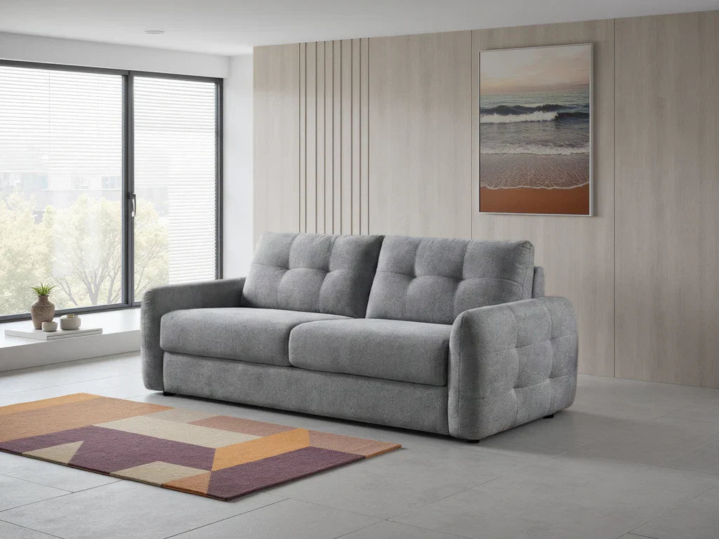 Athens Sofabed Beige/Grey 3 Seater