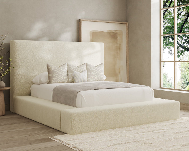 Cloud Boucle Bed Frame