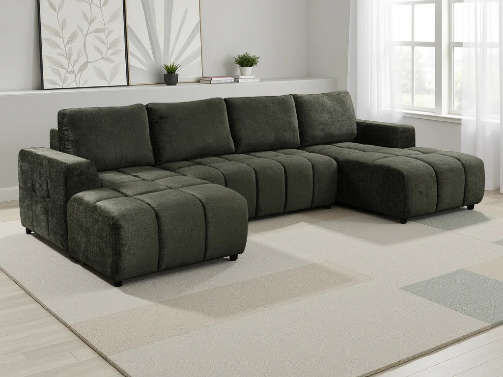 Shanghai Luxury U Shape Corner Sofabed