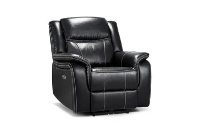 Galaxy Tech Electric Recliner Armchair: USB Ports, Cup Holders, Storage,  Leather
