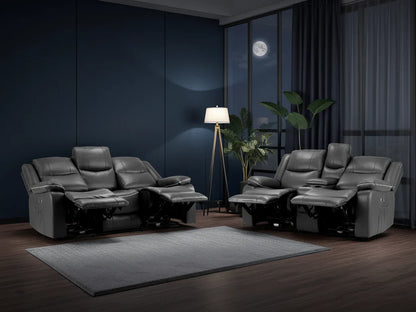 Harald  Electric Recliner Sofa Set: Luxurious 3+2 Seater for Ultimate Comfort