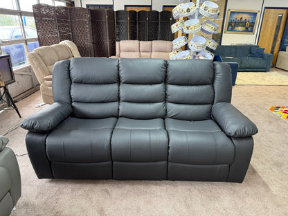 Conrad Manual Recliner Sofa 3-Seater