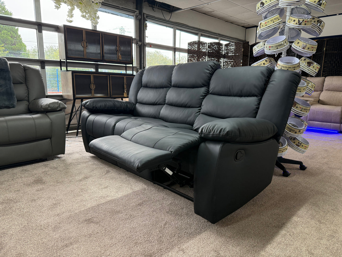 Conrad Manual Recliner Sofa 3-Seater