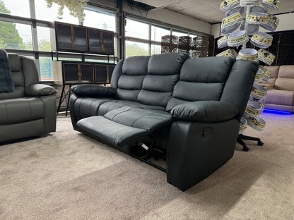 Conrad Manual Recliner Sofa 3-Seater