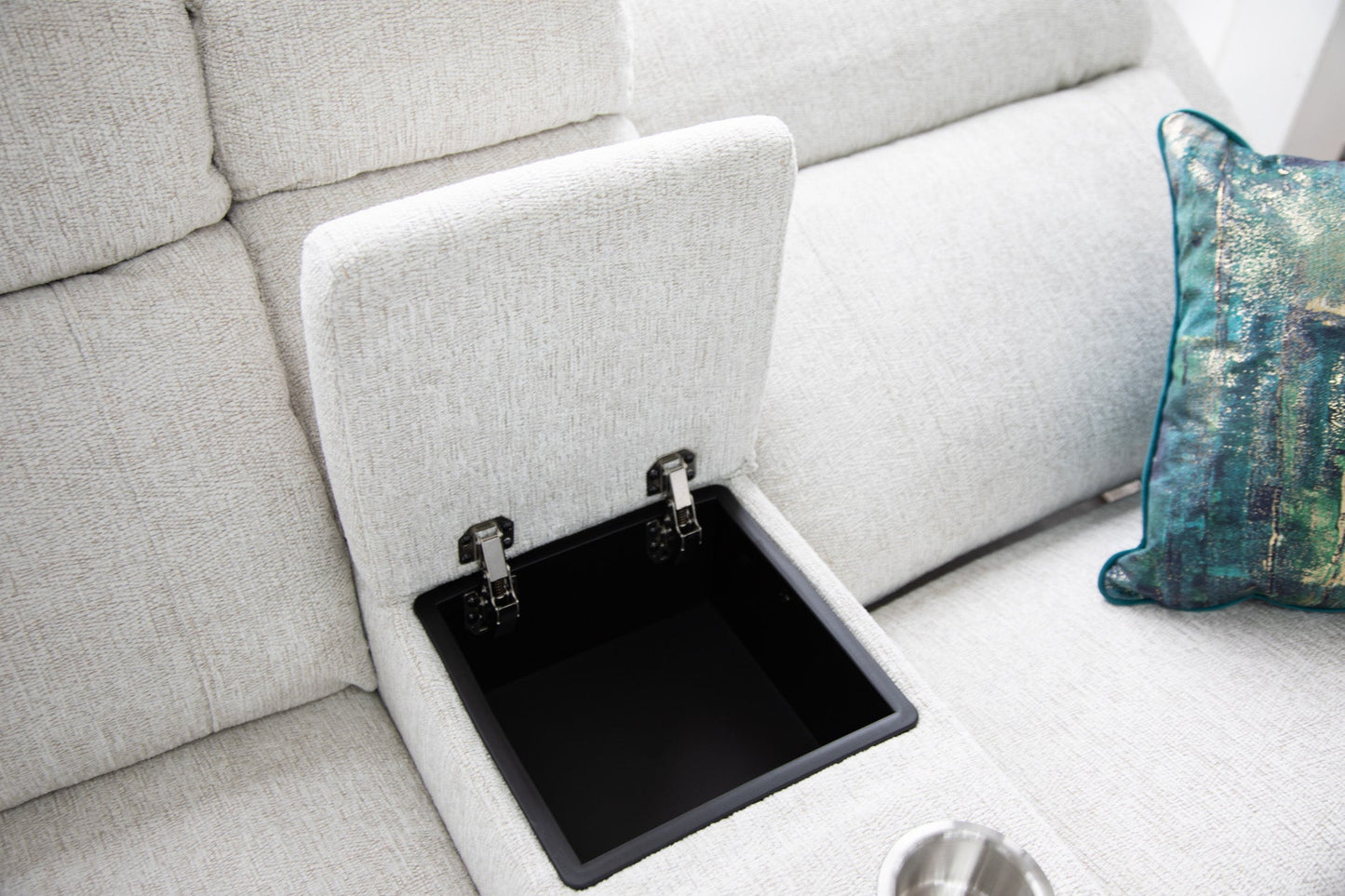 Owen Luxurious Electric Recliner Sofa - Comfortable Beige Large Corner Design