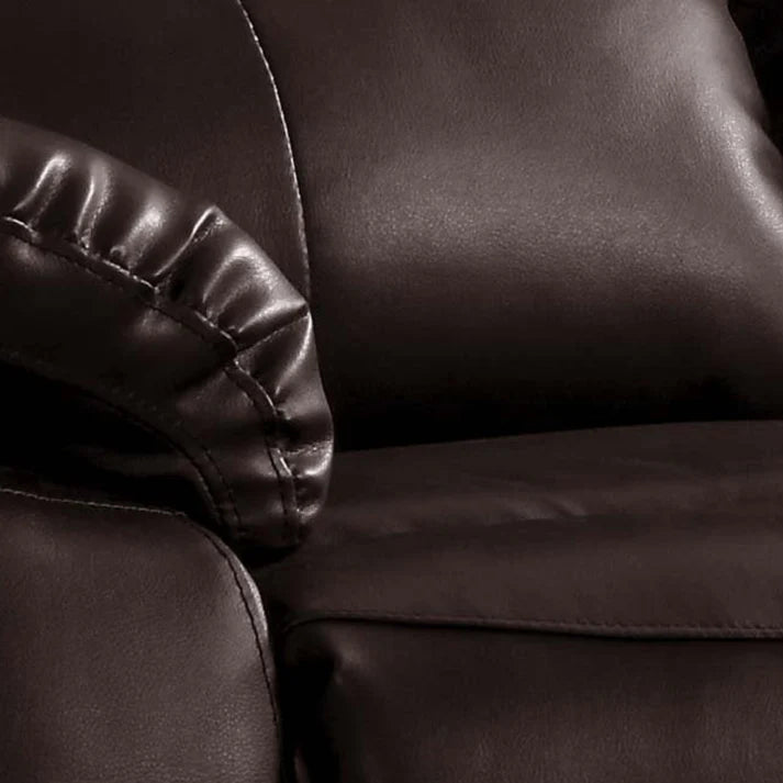 Roma Armchair Faux Leather Manual Recliner