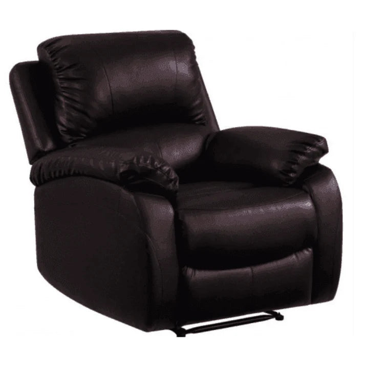 Roma Armchair Faux Leather Manual Recliner