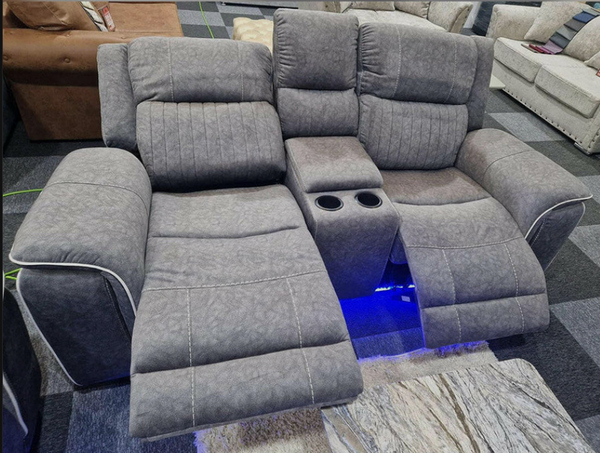 Hannah Electric Recliner 2 Seater Micro Fibre Sofa