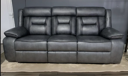 Nova Electric Recliner Leather Sofa 3+2 Seater