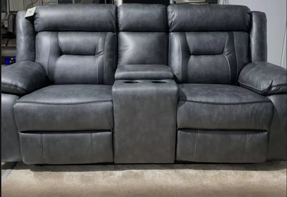 Nova Electric Recliner Leather Sofa 3+2 Seater
