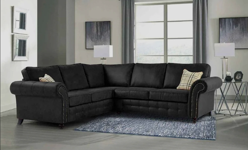 Oakland Faux Leather Corner Sofa