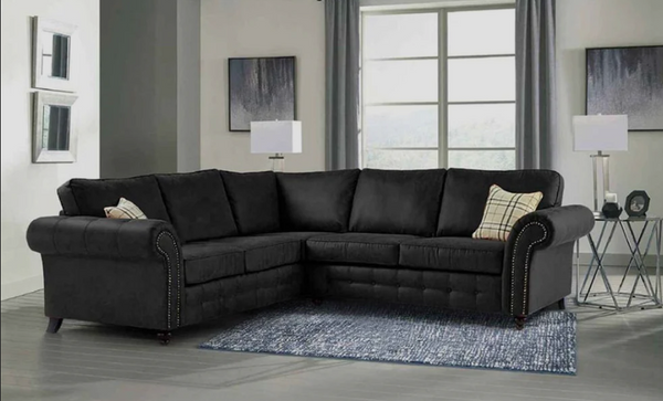 Oakland Faux Leather Corner Sofa