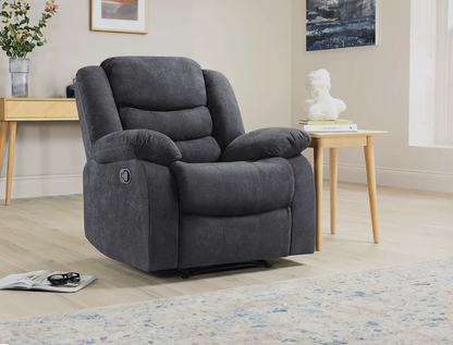 Roma Fabric Recliner Sofa Armchair