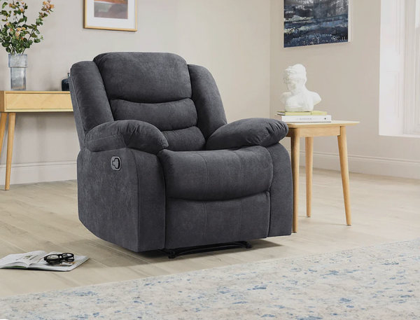 Roma Fabric Recliner Sofa Armchair