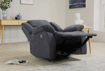 Roma Fabric Recliner Sofa Armchair