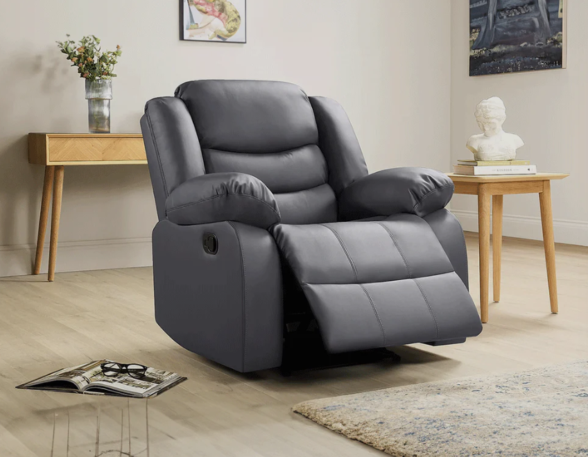 Roma Leather Recliner Sofa Armchair