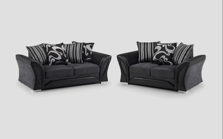 Shannon 3+2 Sofa Set in Chenille Fabric