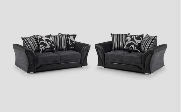 Shannon 3+2 Sofa Set in Chenille Fabric