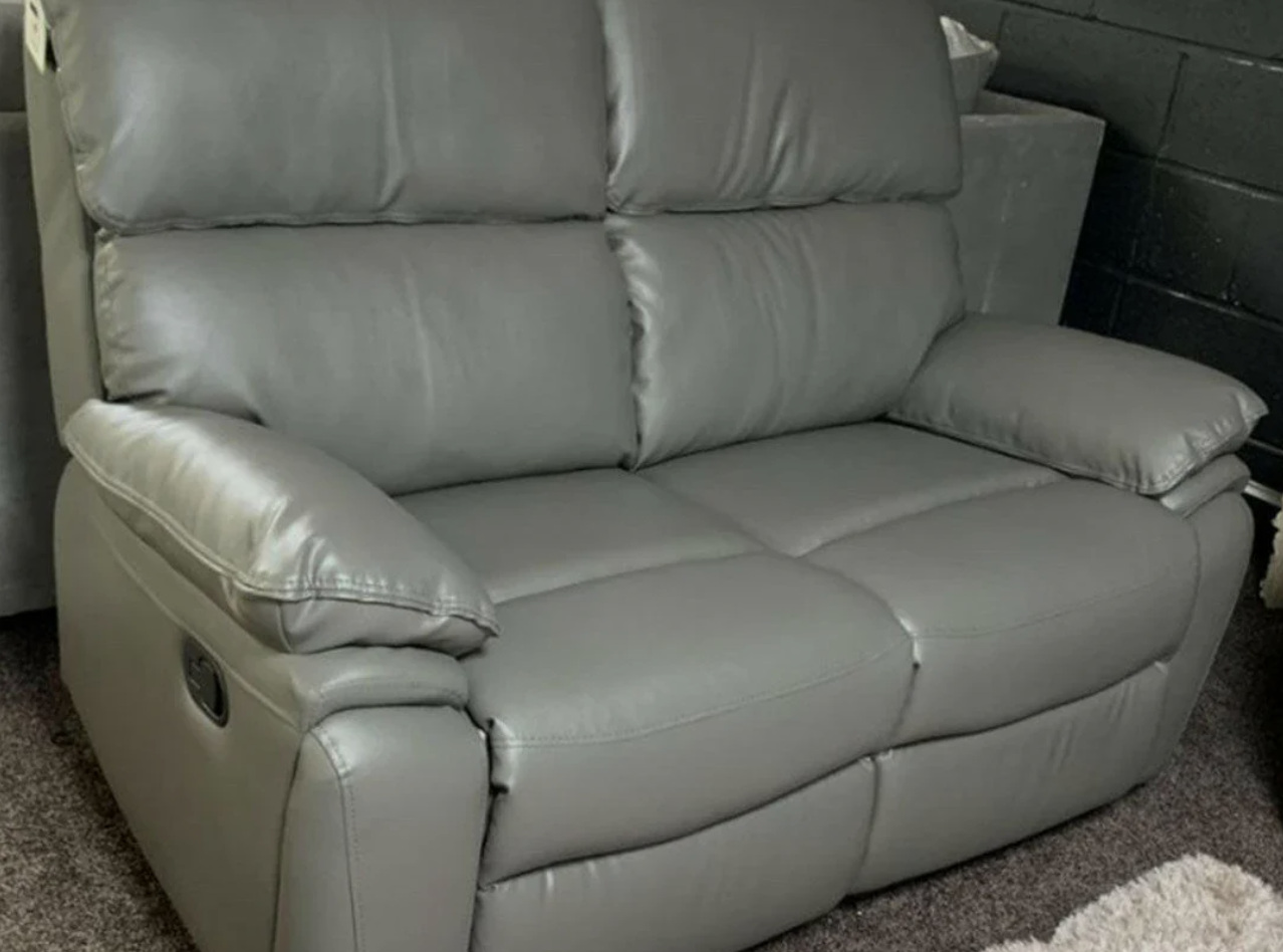 Valencia 3 & 2 Seater Manual Recliner Sofa Set with Bluetooth Speakers and Cup Holders