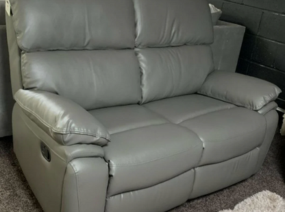 Valencia 3 & 2 Seater Manual Recliner Sofa Set with Bluetooth Speakers and Cup Holders