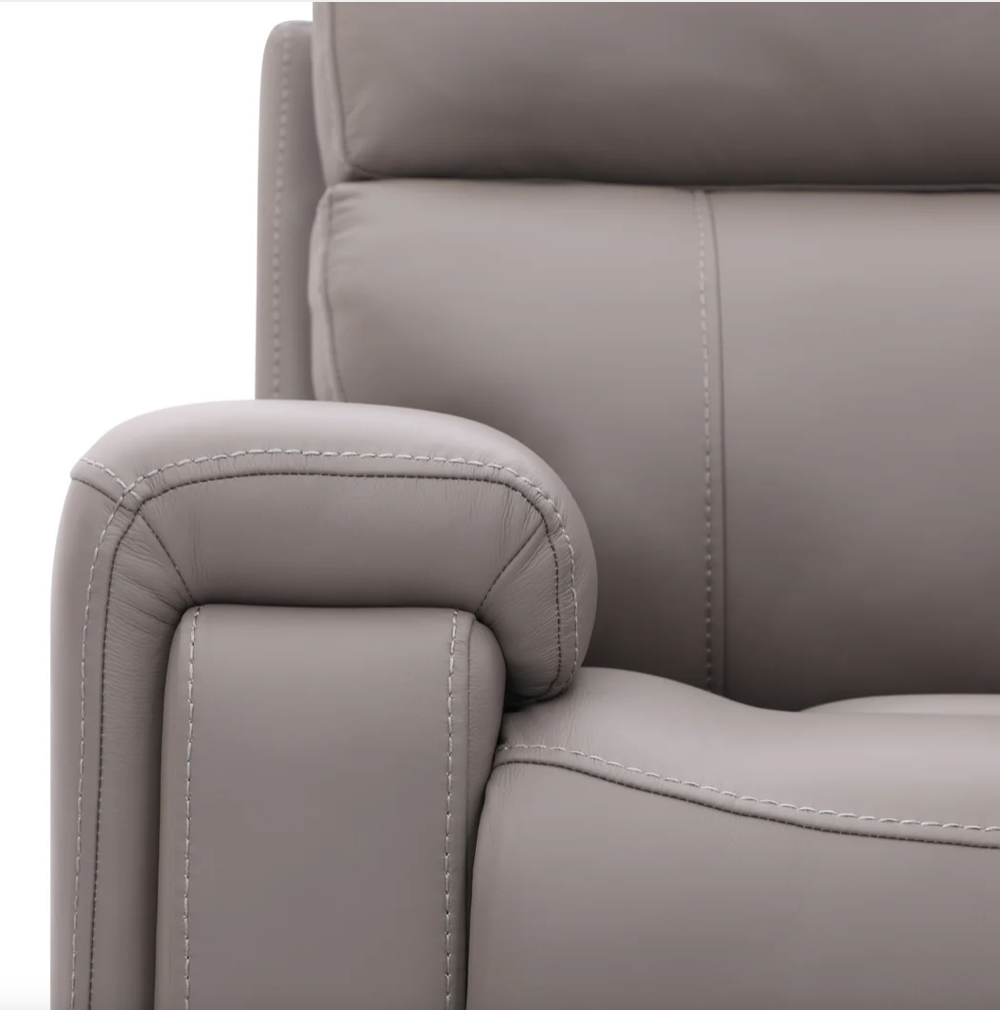 Utah Electric Reclining 2-Seater Sofa with Powered Headrests and USB A & C Ports