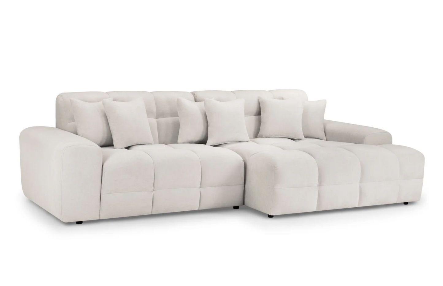 Jacob Ribbed Corner Sofa (Left or Right-Hand)