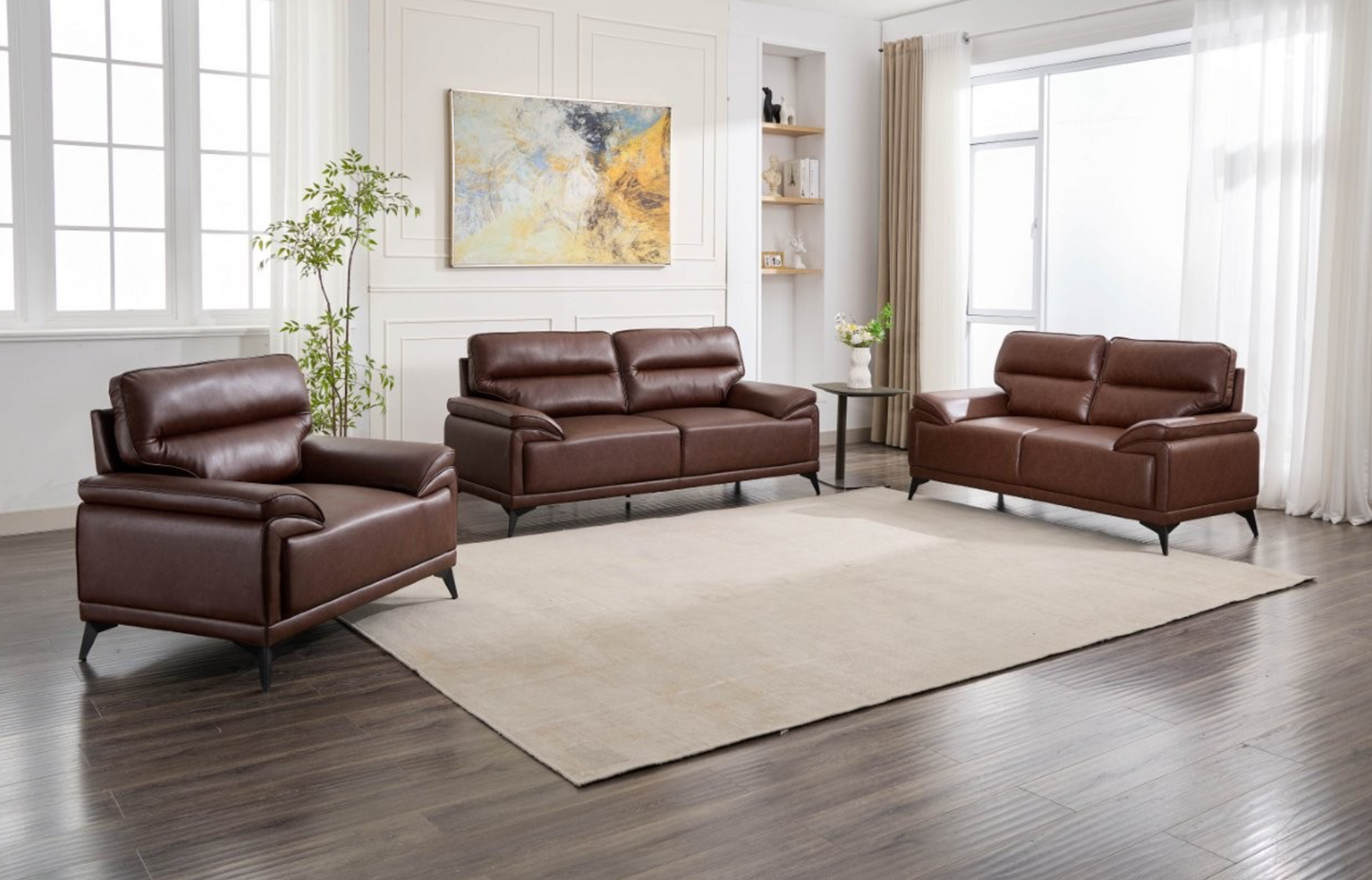 Winston Leather 3, 2 & 1-Seater Sofa Collection