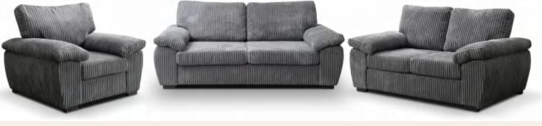 Alfie Jumbo Cord 3-Seater Sofa