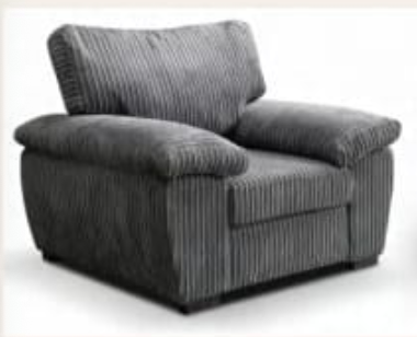 Alfie Jumbo Cord Armchair