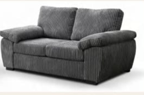 Alfie Jumbo Cord 2-Seater Sofa