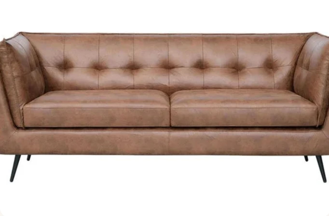 Allora 3, 2 & 1-Seater Faux Leather Sofa Collection