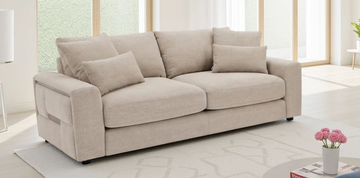 Jupiter Sofa Grey 3 Seater