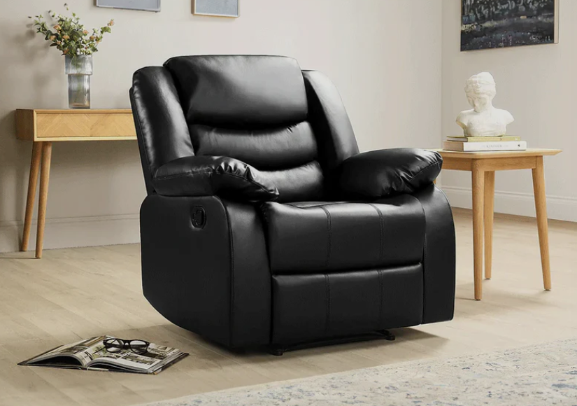 Roma Leather Recliner Sofa Armchair