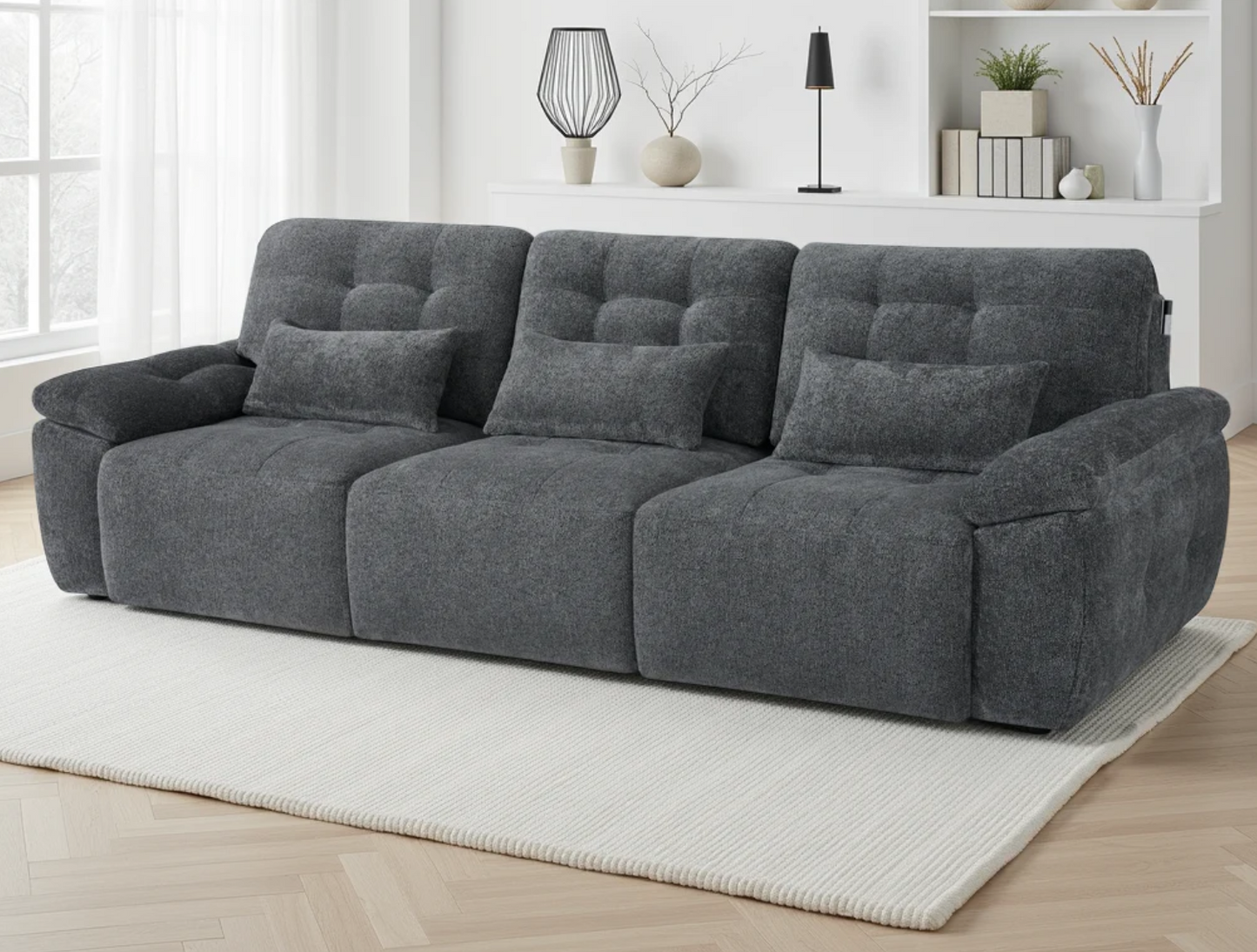 Dallas Electric 3-Seater Sofa Bed