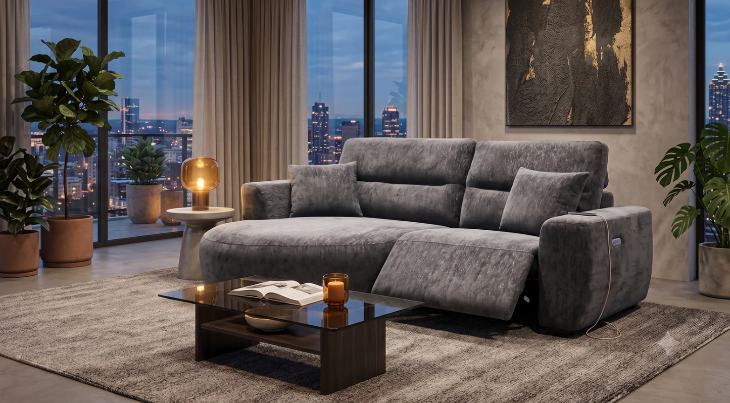 Ember Electric Recliner Chaise Lounge - Left or Right Hand Chaise