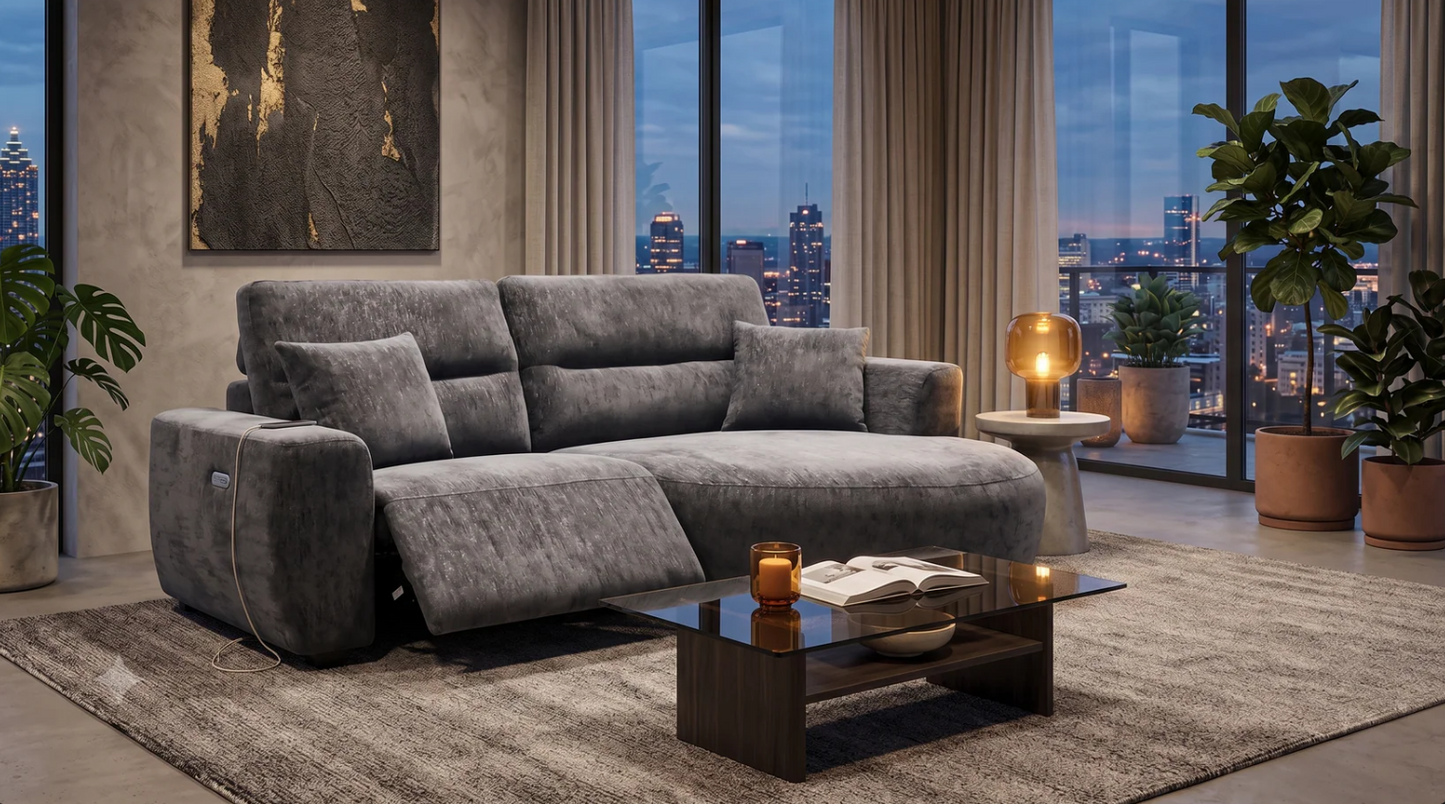 Ember Electric Recliner Chaise Lounge - Left or Right Hand Chaise