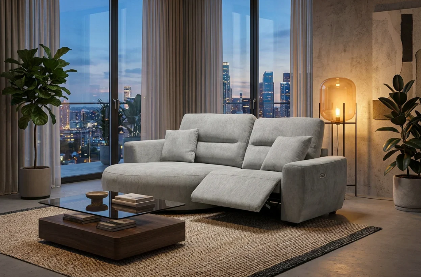 Ember Electric Recliner Chaise Lounge - Left or Right Hand Chaise